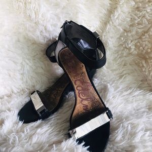 Sam Edelman black heels with embellishments 8 1/2